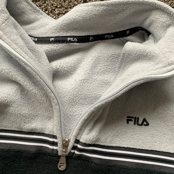 Fila Tops - FILA Fleece Quarter Zip Pullover